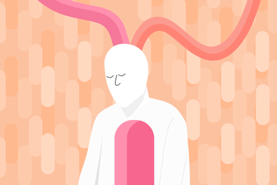 A figure is tired, and is recharging. : topics / ADHD,Emotional Regulation